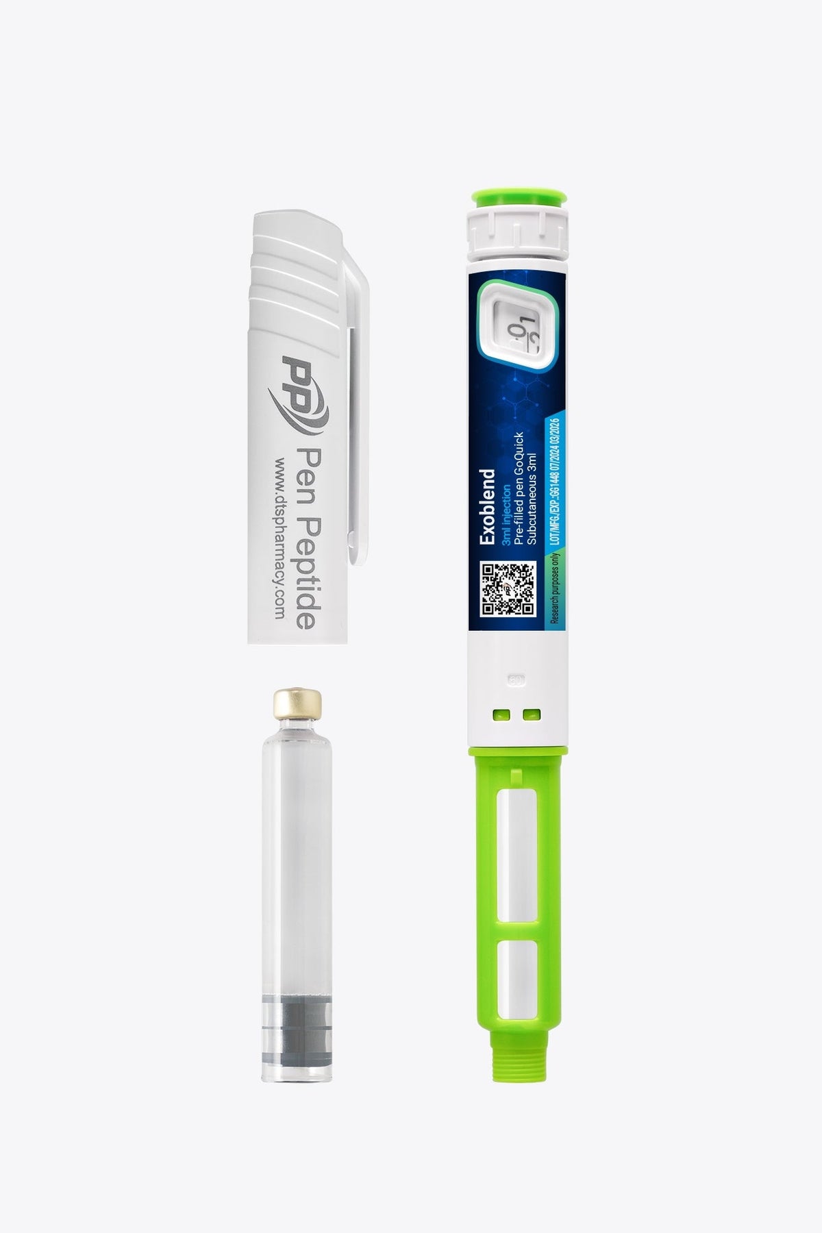 Exoblend 3ml v obliki injekcijskega peresa za subkutano uporabo