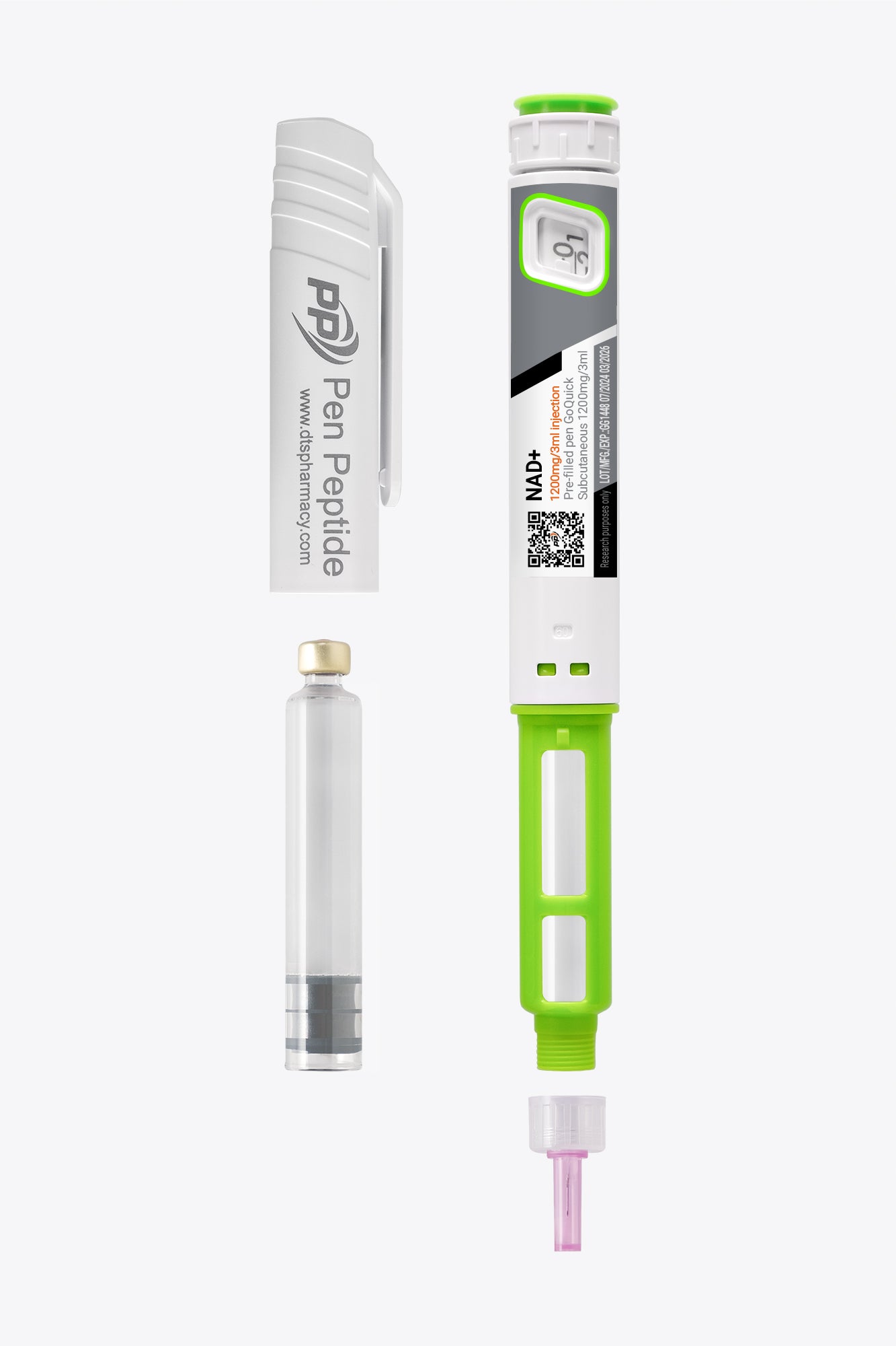 NAD+ 1200mg v obliki injekcijskega peresa za subkutano uporabo