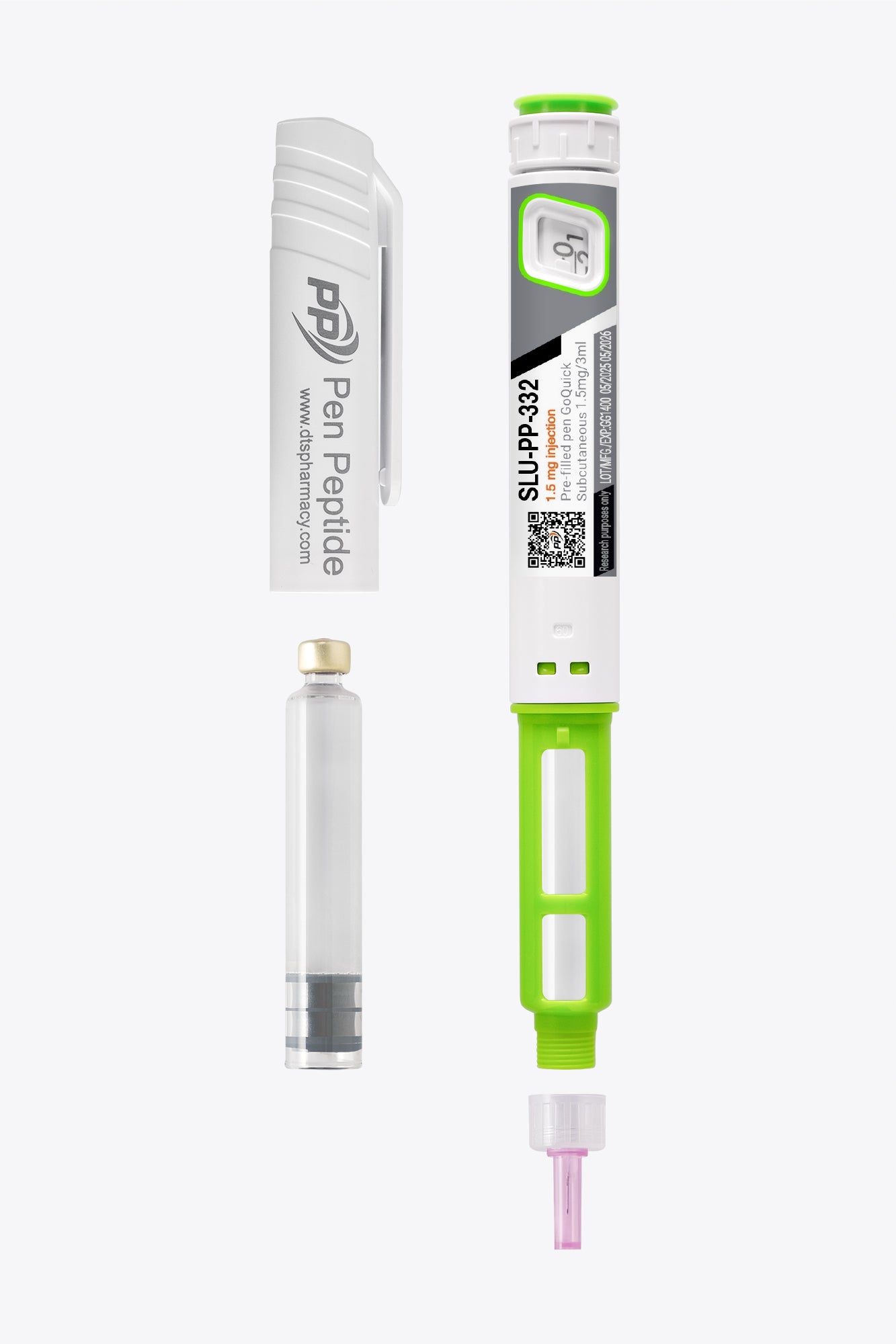 SLU-PP-332 v obliki injekcijskega peresa za subkutano uporabo