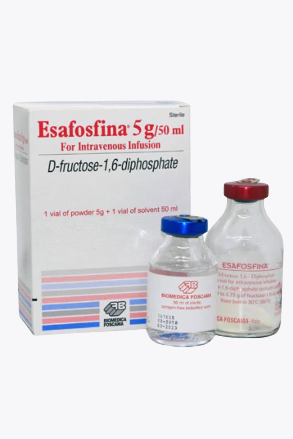Esafosfina 5g/50ml viala za intravensko uporabo