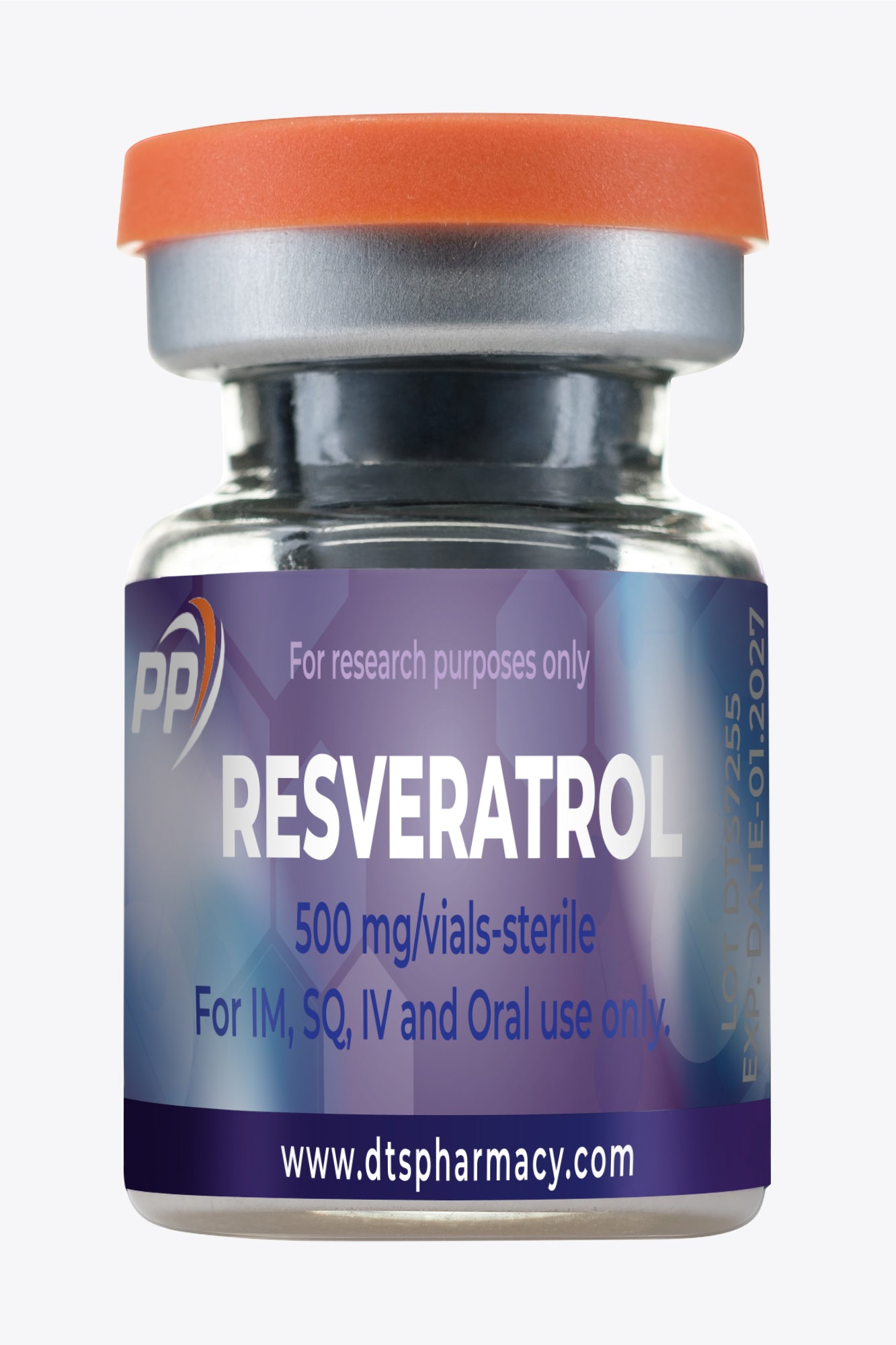 Resveratrol viala za intramuskularno in intravensko uporabo